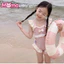 Đồ bơi một mảnh cho bé gái có dây đeo, bộ đồ bơi nhanh khô, thoải mái và sành điệu cho trẻ em