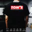 Xe sửa đổi Nhật Bản Toyota TOM 'S Áo thun ngắn tay Cotton cao cấp 100% dành cho nam