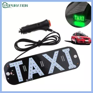 POP 1 Chiếc Taxi Ký Đèn LED Kính Chắn Gió Ô Tô Cab Đèn Báo-Xanh Xanh Đỏ