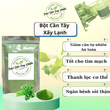 [BỘT XẤY CẦN TÂY LẠNH LOẠI 1 HÀNG NGON LOẠI 1] Bột cần tây sấy lạnh nguyên chất , bột đắp mặt, giảm cân, đẹp da, giảm mỡ