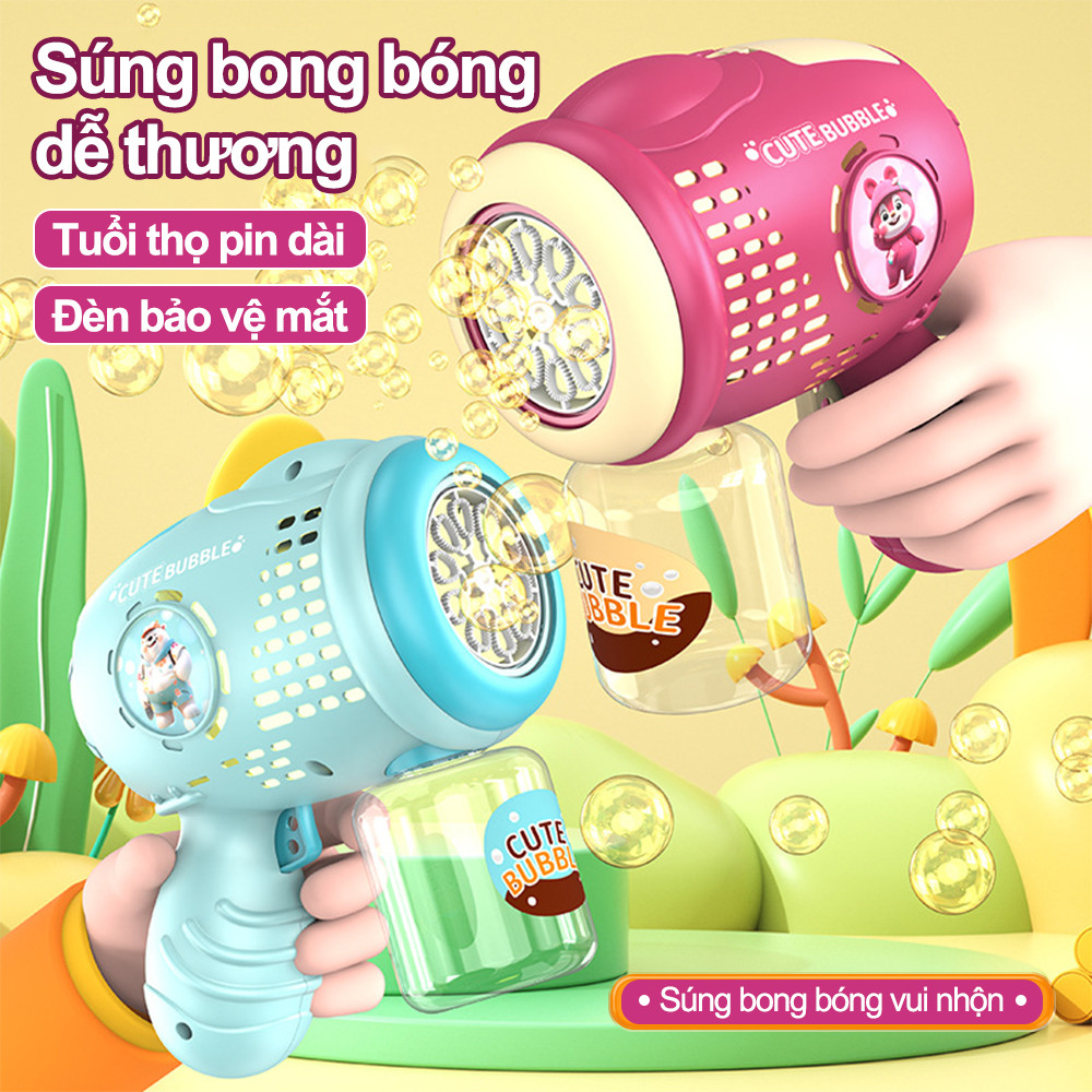 Toy Gun with Soap Bubble Soap Juice Toy Gun for Kids Boy Gift