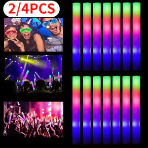 2 / 4 K-pop Lightstick Buổi hòa nhạc LED Bóng đèn phát sáng Thanh hòa nhạc Tiệc sinh nhật Gậy ánh sáng