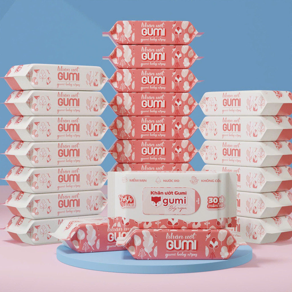 [Gift] Khăn Ướt Gumi 30 tờ