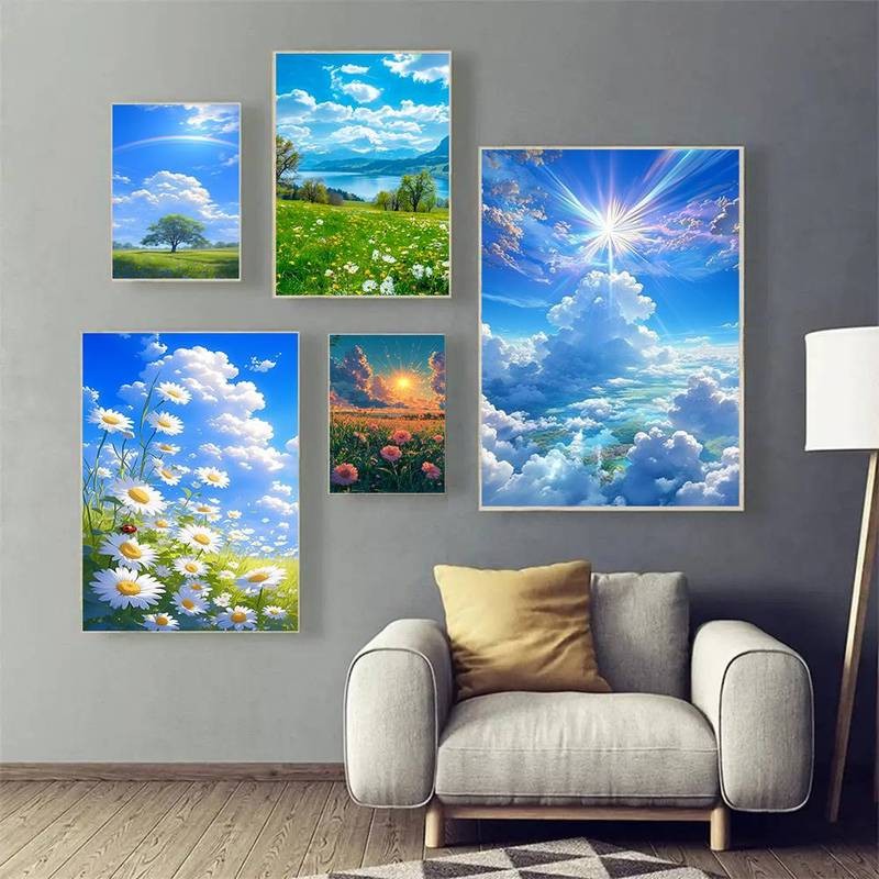 Anime Nhật Bản Phong Cách Thiên Nhiên Canvas Tranh Nghệ Thuật Nhà Trang Trí Tường Canvas Poster