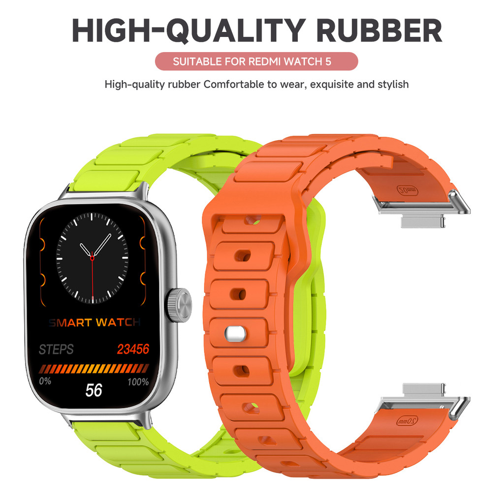 Dây đeo silicon thể thao cho vòng tay Mi band 8 Pro / 9 Pro cho Redmi Watch 6 / 5 / 4 dây đeo đồng hồ thay thế phụ kiện đồng hồ
