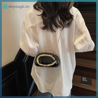Deyangk 1 Túi Đeo Vai Sang Trọng Phong Cách Z Túi Ly Hợp Túi Dạ Hội Hình Đặc Biệt Dây Xích Kim Loại Chi Tiết Hộp Trang Trí Phong Cách Túi Vuông Nhỏ VN