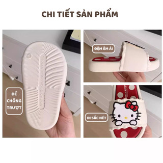 Dép Đi Trong Nhà Hello Kitty Dễ Thương, Dép Nữ Đi Học Đi Chơi Chất Liệu EVA Êm Chân Chống Trượt