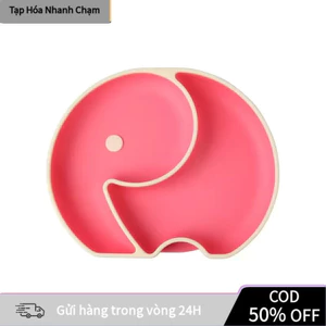 Đĩa Ăn Dặm Silicone Kèm Đế Hút Cho Bé – Đồ Dùng Ăn Uống Trẻ Sơ Sinh Cao Cấp