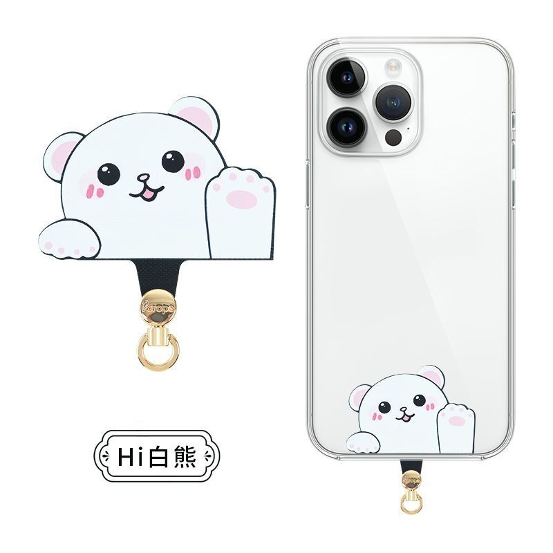 Kẹp điện thoại di động cố định!!Arope Siêu Mỏng Có Thể Xoay 360 Độ Điện Thoại Di Động Gioăng Màu Thỏ Tinh Tế Dây Đeo Điện Thoại Di Động Kẹp Điện Thoại Di Động Đa Năng Cố Định Kẹp Liên Kết Dây Đeo Điện Thoại Di Động