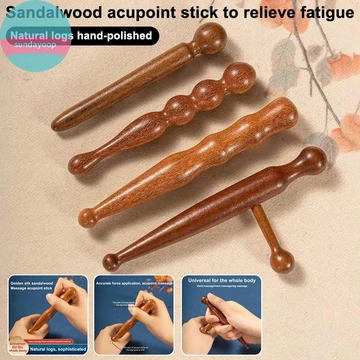 SUND Gỗ Massage Gậy Dụng Cụ Tự Nhiên Máy Mát Xa Gỗ Đàn Hương Bấm huyệt Dụng Cụ Bấm huyệt Thư Giãn Toàn Thân Khăn Giấy Sâu Massage Chân VN