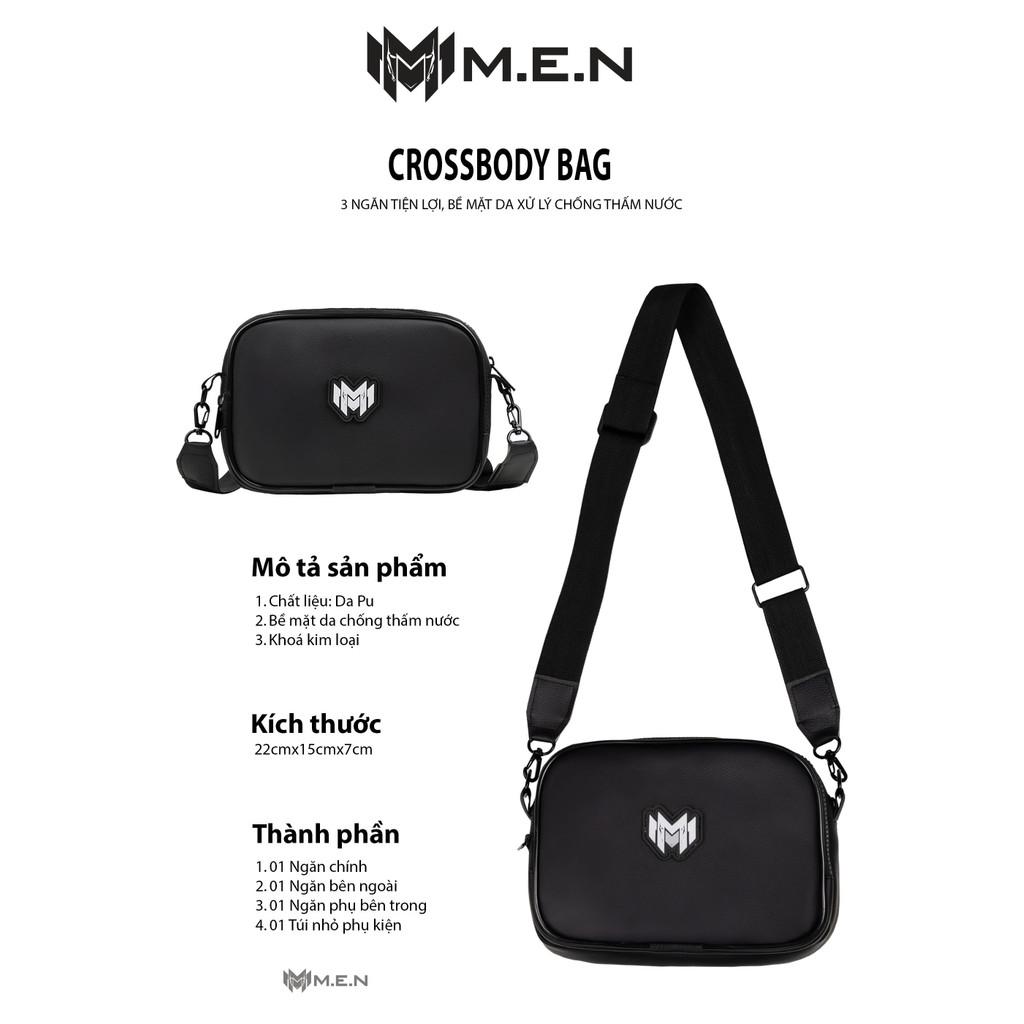 Túi đeo chéo unisex cá tính M.E.N BX9 chất lượng [XƯỞNG SỈ]