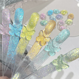 XEIJAYI Waterlight Long Lanh Series Gel Móng Tay Flash Elf Nhiều Màu Sắc Vỡ Kim Cương Quang Trị Liệu Keo Móng Tay Nghệ Thuật Làm Móng Tay Cho Tiệm Làm Móng Tay