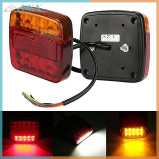 DKX Xe Kéo Xe Tải 20LED Đèn Hậu Phanh Dừng Đèn Báo Tín Hiệu 12V.