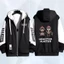 MONSTER HUNTER RISE hoạt hình anime dây kéo Áo khoác Hoodie áo khoác Unisex Top