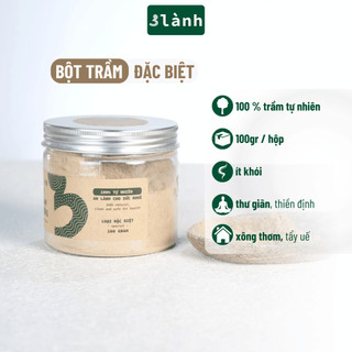 Bột Trầm Hương 3 Lành Đặc Biệt Sạch Tự Nhiên 100% Không Hóa Chất Tạp Chất Thờ Cúng Thư Giãn Tài Lộc