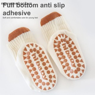 [Mới] 3 Đôi Tất Cotton Trẻ Em Màu Sắc Dễ Thương Bé Trai Và Bé Gái Thoải Mái Thoáng Khí Cho Bé Sàn Chống Trơn Trượt.