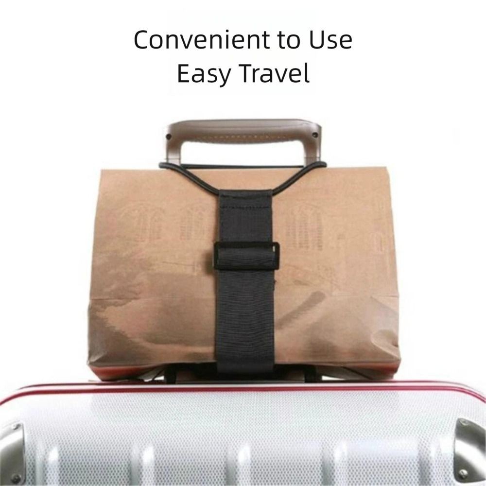 HOBBYIN 1 / 2 Dây nối hành lý, Dây đeo đàn hồi hành lý đa năng có thể tái sử dụng, Dây đeo đóng gói hành lý có thể điều chỉnh Phụ kiện Luggag