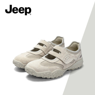 Giày nữ đế mềm nhẹ JEEP đế phẳng thể thao thông thường Mary Jane
