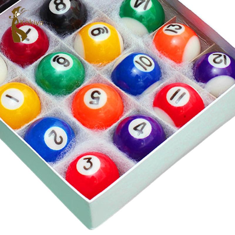 Bộ 16x Bóng Bi-a Mini Cho Phòng Chơi Game
