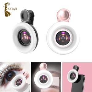 Kokiya Điện Thoại Di Động Lấp Đầy Ánh Sáng, Ống Kính 15x Đèn Chụp Hình Điện Thoại Dimming Rộng Để Làm Việc