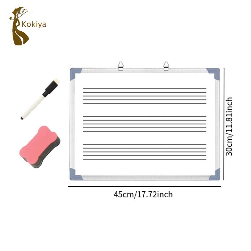 Công cụ giảng dạy Notepad Bảng trắng âm nhạc Thực hành Bảng hai mặt cho gia đình