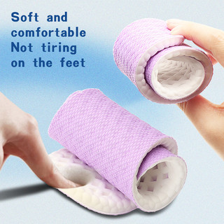 Memory Foam Giày Đế Bằng Chạy Thể Thao Chống Sốc Đế Giày Thoáng Khí Đế Lót Nam Nữ Mềm Chống Trượt Miếng Lót Giày