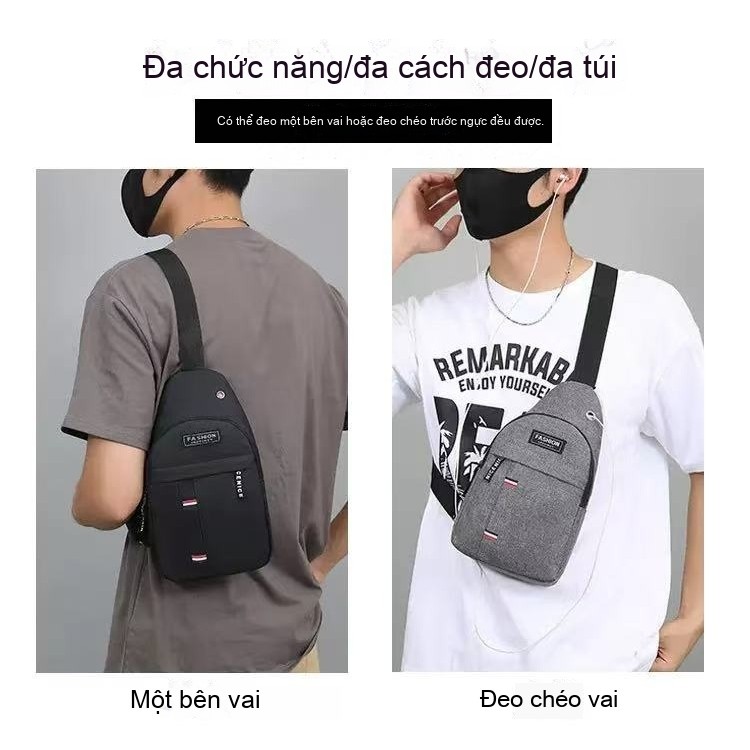 Túi ngực mới, túi nam, túi đeo vai, túi đeo chéo, túi thường ngày