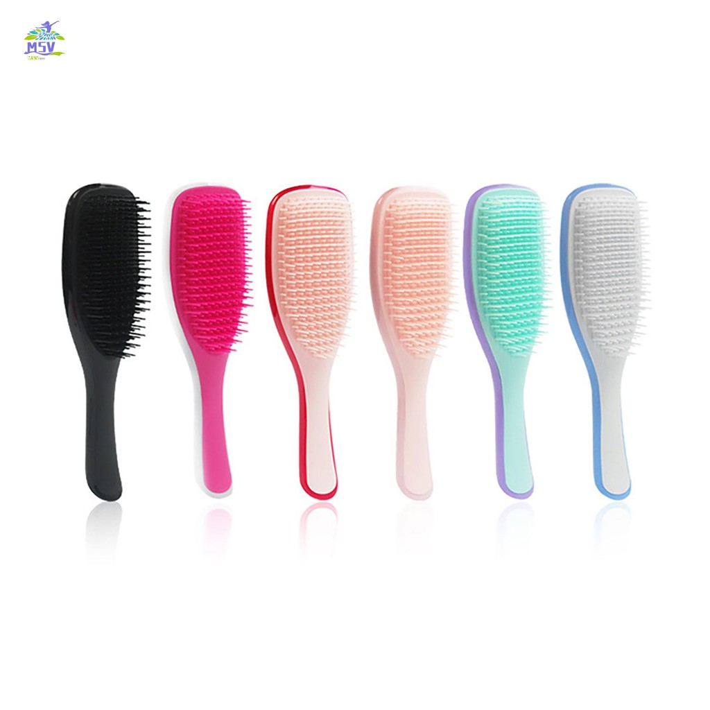 Lược Massage chải tóc cho tóc thẳng / Tóc xoăn / Lược tạo kiểu tóc ướt Lược chống rối