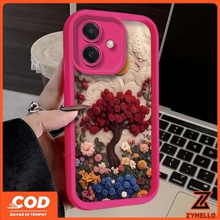 Thích hợp cho OPPO Reno 14F Reno14 Pro Reno13 F Reno13 Pro Reno12 F Reno11 F Reno10Pro Reno8T Reno8Z Reno7Z Reno8 Reno8 Reno7 Reno5 Reno4 Đẹp thêu núi và hoa hồng sốc
