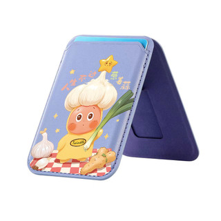 Ví họa tiết thạch anh tỏi dễ thương cho iPhone 17 17pro 17promax 16 15 14 13 12 pro Max 16Plus Giá đỡ điện thoại thẻ cho vỏ bỏ túi