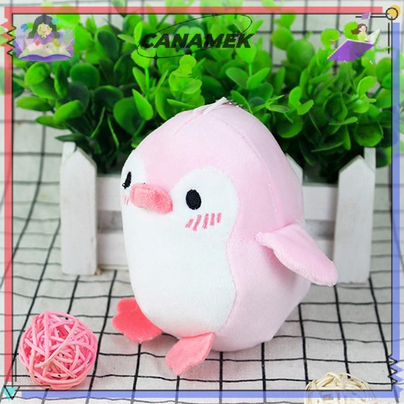 CANAMEK 1 Đáng Yêu 12CM Chim Cánh Cụt Nhồi Bông Sang Trọng Cho Bé Trẻ Em Quà Tặng Mặt Dây Chuyền Sang Trọng Búp Bê CSF