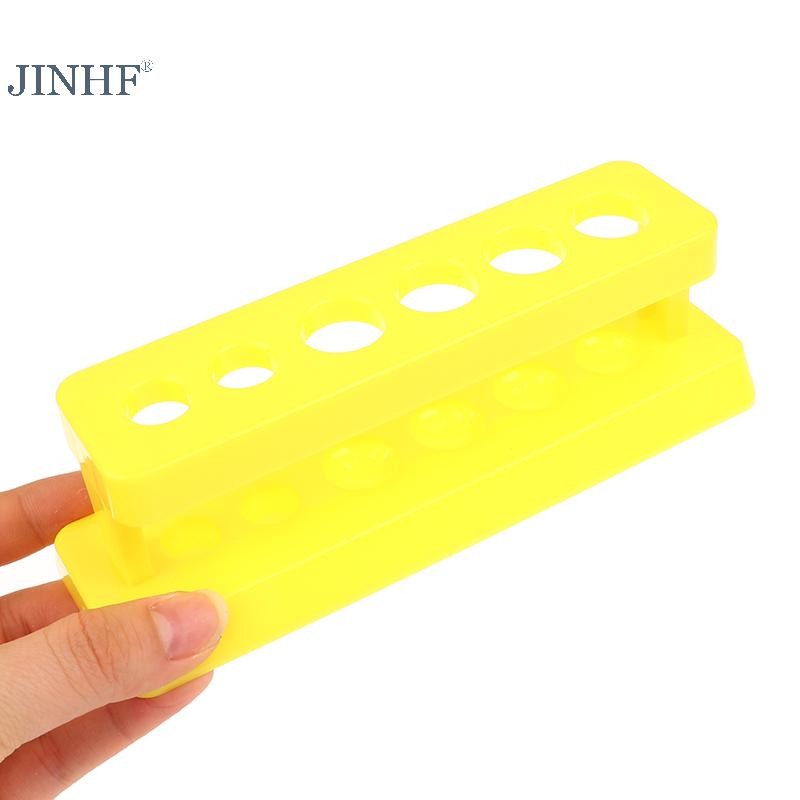 JINHF Hỗ Trợ Burette Đứng Phòng Thí Nghiệm Ống Kiểm Tra Đứng Kệ Nhựa Ống Kiểm Tra Giá Đỡ Phòng Thí Nghiệm Đồ Dùng Học Tập HOT