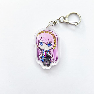 Anime PJSK Project Sekai Colorful Stage Len Rin Character SD Cosplay Keychain Bag Pendant Acrylic Keyrings Key Chain Acc