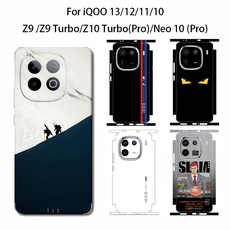Dành cho iQOO 15 / 13 / 12 / 11 Z10 Turbo Pro Z9 Turbo Neo 11 / Neo 10 Pro DIY Mềm Điện Thoại Mặt Sau Giấy Dán Phim / Phim Bảo Vệ Micro Matte Ống Kính Máy Ảnh Bảo Vệ Chống Trầy Xước