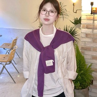 Áo sơ mi ngoài mùa thu đông phong cách Hàn Quốc Áo ghi lê nhỏ