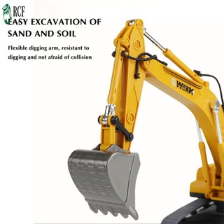 Mô phỏng Máy xúc Đồ chơi mô hình Xe giáo dục Đồ chơi nhận thức cho trẻ mới biết đi Quà tặng chơi trong nhà ngoài trời