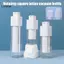 LUImo 15 / 30 / 50ml Vuông Chân Không Chai Báo Chí Lotion Rỗng Hộp Đựng Chất Lỏng Nền Trang Điểm Di Động Tinh Chất Phụ Nữ Hộp Đựng Mỹ Phẩm SBS