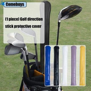 Com * PU Leather Club Protector Golf Alignment Stick Cover Case Holder