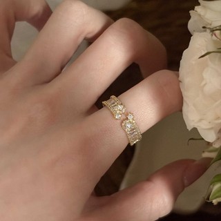 Nhẫn Siêu Sáng Bóng Zircon Bầu Trời Đầy Sao Mở Nhẫn Có Thể Điều Chỉnh Hàn Quốc Đơn Giản Sang Trọng Thanh Lịch Và Độc Đáo Cao Cấp Nhẫn
