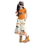 Áo thun in hình chó hoạt hình bé gái mùa hè phong cách mới cho trẻ em Slim-fit phù hợp với hàng đầu