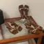 TT Dây Đeo Bằng Giày Sandal Mũi Mở Nữ 2026 Phong Cách Mới Mũi Vuông Dày Tính Khí Dép Dép Dép Tính Khí Da Thật Có Trượt Tuyết