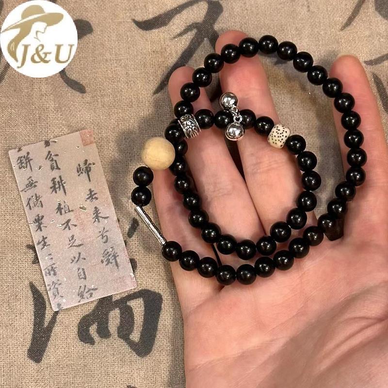 JU Phong Cách Trung Hoa Núi Ma Chi Tiêu Đính Hạt Vòng Tay Nữ Ánh Sáng Sang Trọng Cao Cấp Cảm Giác Vintage Cá Tính Tay Trang Sức Quà Tặng VN