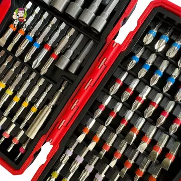 TIEZI 83 Cái / hộp Bộ Mũi Tua Vít Cầu Vồng, Bộ Ổ Cắm Mũi Tua Vít Thép Hợp Kim S2, Bộ Hoàn Chỉnh Hộp Bảo Quản Thiết Kế Cầu Vồng Bộ Mũi Tua Vít 83 Mảnh