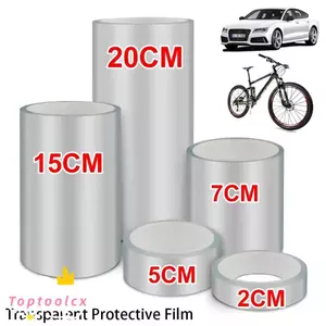 TOPTOOLCX 1 Cuộn Miếng Dán Bảo Vệ Xe Đạp, 2 / 3 / 5 / 7 / 10cm Chiều Rộng Đi Xe Trang Trí Phim Bảo Vệ Trong Suốt, Chống Trầy Xước Khung Xe Đạp Vô Hình Bảo Vệ Băng Cửa Ô Tô