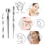 Trong kho mặt bấm huyệt châm cứu bút có thể thu vào chăm sóc mặt massager công cụ cá tuyết