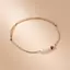 E-WOITD Luy Goldstone Vòng tay Sự giàu có Thu hút Sunstone Vòng tay Retro Niche Quà tặng E-WOITD