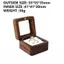Siyuyan Hộp Trang Sức Quả óc chó Gỗ Chắc Chắn Nhẫn Cưới Hộp Đồ Trang Sức Nhỏ Để Bàn Để Tìm Kiếm Hôn Nhân Nhẫn Kim Cương VN