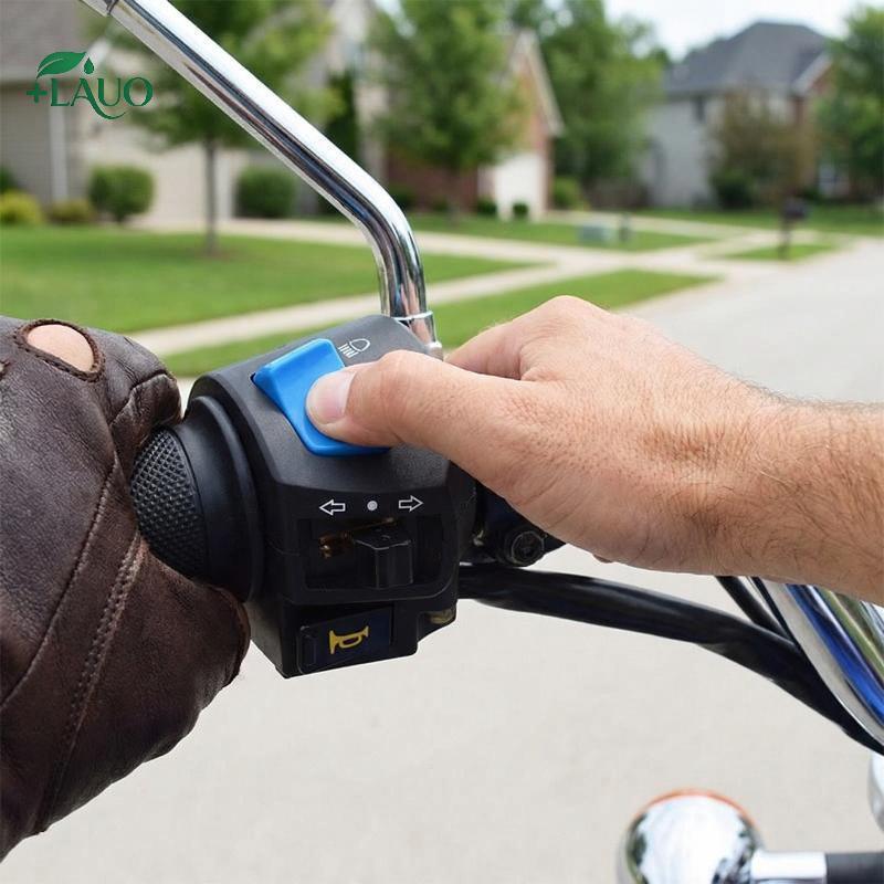 Springevenstar 22mm Xe Máy Tay Cầm Thanh Trái Phải Công Tắc Sừng Bật Tín Hiệu Đèn Pha Khởi Động Điện Tay Cầm Điều Khiển Công Tắc Springevenstar