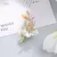 PNPIA- Thanh Lịch Retro Hoa Trâm Cài Thời Trang Phong Cách Trung Hoa Xòe Đa Năng Cao Cấp Thổ Cẩm Quần Áo Phụ Kiện Quà Tặng