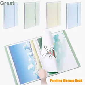 Thư mục Album ảnh TUYỆT VỜI, Túi tranh Sách lưu trữ tranh, Bền A3 30 trang Bộ sắp xếp dữ liệu dung lượng lớn Trình bày Danh mục đầu tư trẻ em